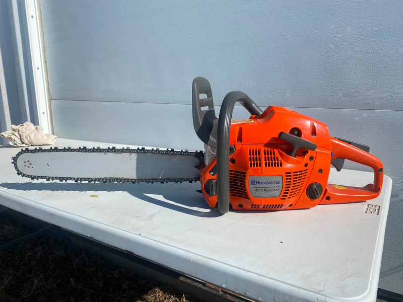 Husqvarna 455 Rancher Chainsaw + Hardshell Case Outdoor Tools