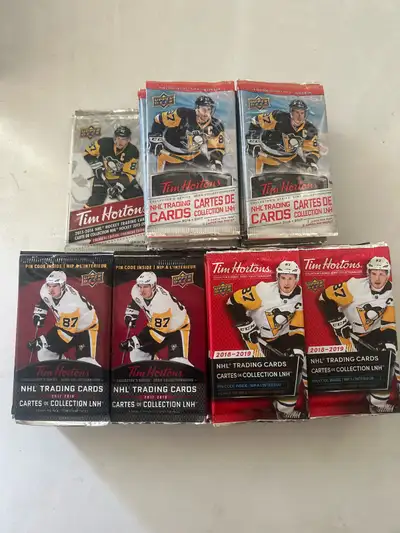 LOT OF 142 COLLECTORS SERIES TIM HORTONS CARDS SEALED, View more