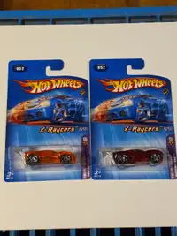 Hot Wheels HTF Paradigm Shift Clear Red and Orange lot 2