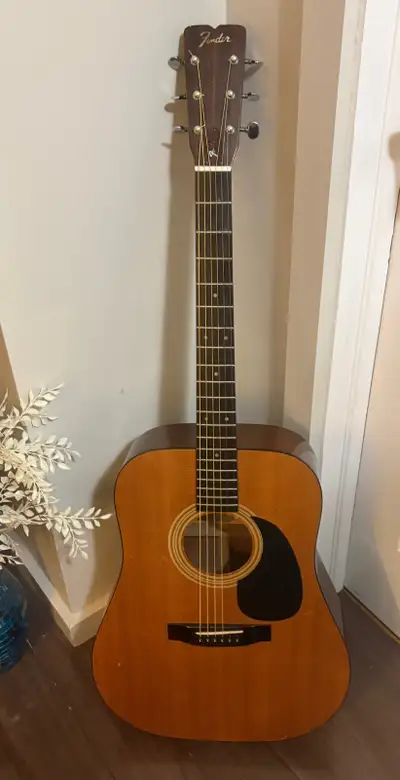 Vintage Fender F3 Acoustic Guitar (New Strings), View more