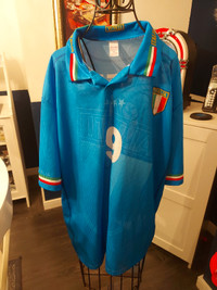 Italy soccer jersey xl vieri