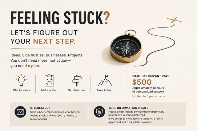 Thinking About Starting a Business or Side Hustle?