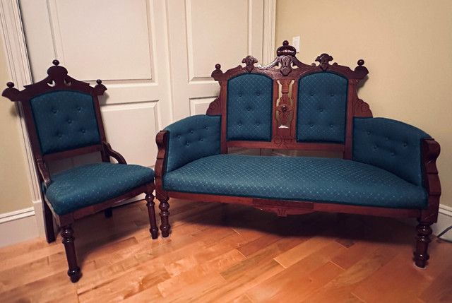 Antique Loveseat and chair in Other in Moncton