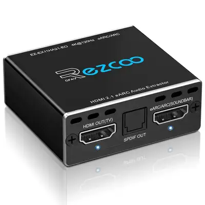 NEW HDMI 2.1 eARC Audio Extractor 4K@120Hz D-olby Vision, View more
