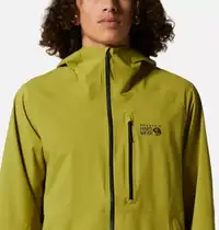 Men's Mountain Hardwear Stretch Ozonic Rain Jacket-LARGE NEW