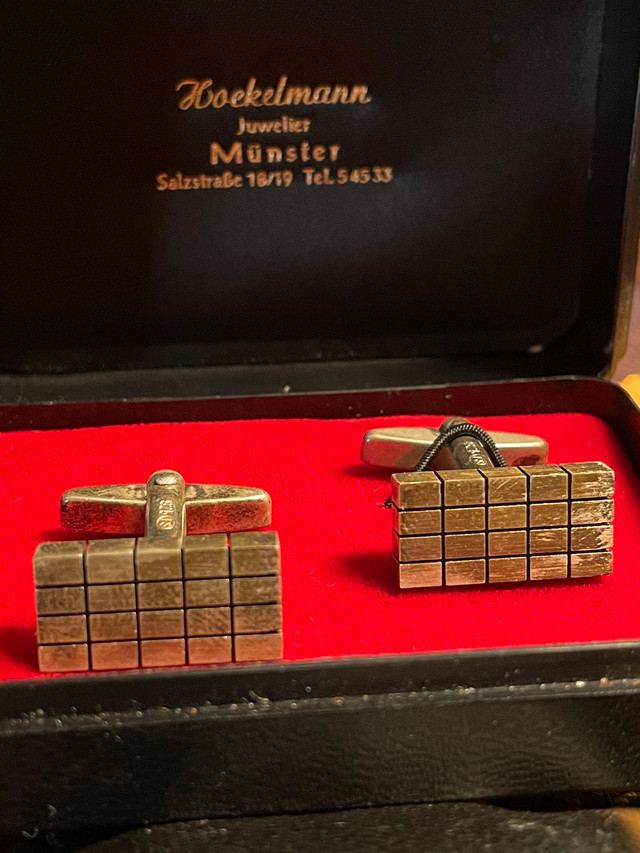 Sterling Silver Munster , Cube Design Cufflinks in Jewellery & Watches in Stratford