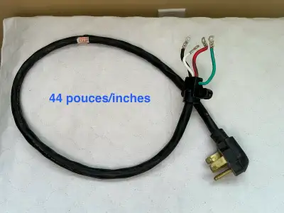 Cordon d'alimentation de l'appareil/Appliance Power Cord, View more
