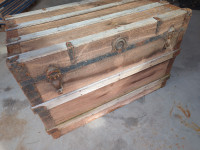 Exceeding old rare pirate cedar treasure chest*