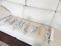 4 Heavy Duty Hi Current Capable Extension Cords & 2 Power Bars