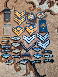 Canadian military patches