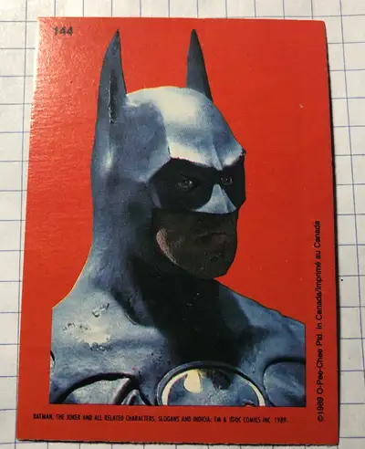 O-Pee-Chee Batman Card, View more