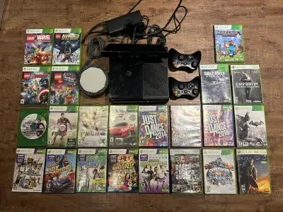 Xbox 360 complète + Kinect + 2 manettes + 23 jeux, View more