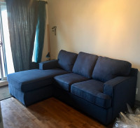 Small L-shaped sofa bed  (can be either side)