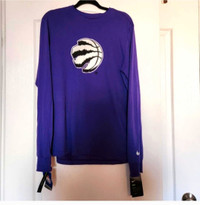 Toronto Raptors Nike long sleeved shirt-bnwt-size medium