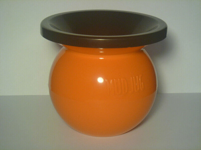 Classic MudJug, Orange colour Spittoon chew dip bottle jug in Arts & Collectibles in Fredericton