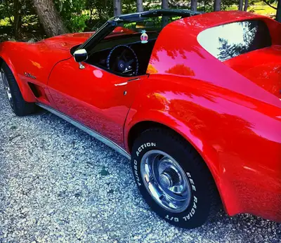 Beautiful 76 Stingray Red on Black has original T Top bags and has been well taken care of. Low k’s...