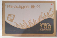 2.0ch Paradigm Cinema 100 Stereo Speakers - NEW