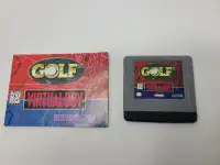 Golf For Virtual Boy With Manual And Dust Cover