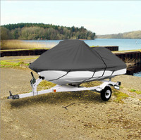 Gray Watercraft Cover: Fits Top Brands, 2-3 Seats or 127''-135''