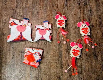 NEW! Dog Vest / Harness & Cat Play Toys (Valentine's Day!), View more