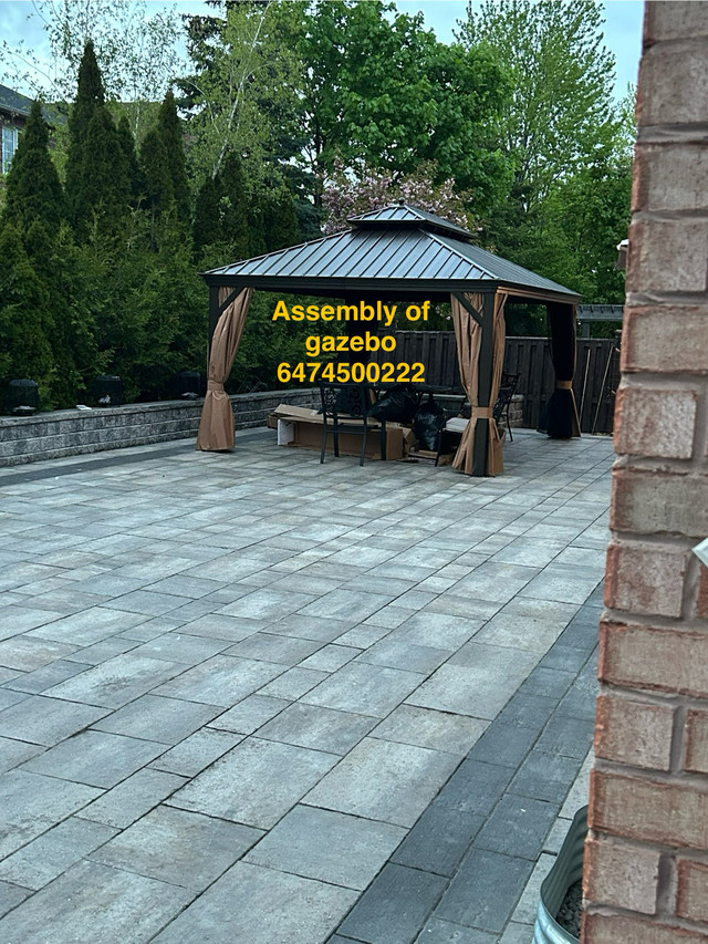 assembly of gazebo in Outdoor Tools & Storage in Barrie - Image 2