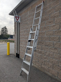 Aluminum multipurpose ladder
