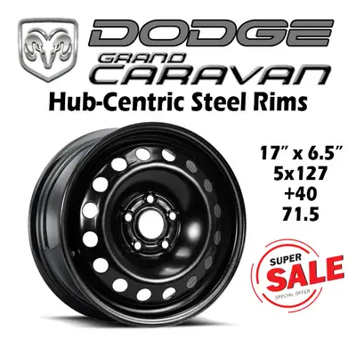 NEW Hub-centric steel rims available, ON SALE NOW! *** TAXES INCLUDED *** Perfect fitment for: 2008-...