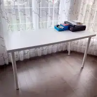 IKEA desk, table, flexible height, white