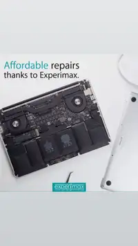 Sameday MacBook screen replacement starting from $249 @Experimax