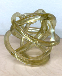 Art Glass Knot Sculpture