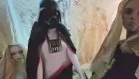 Darth Vader helmet ,Mannequin,Voice mask,saber,Black cape