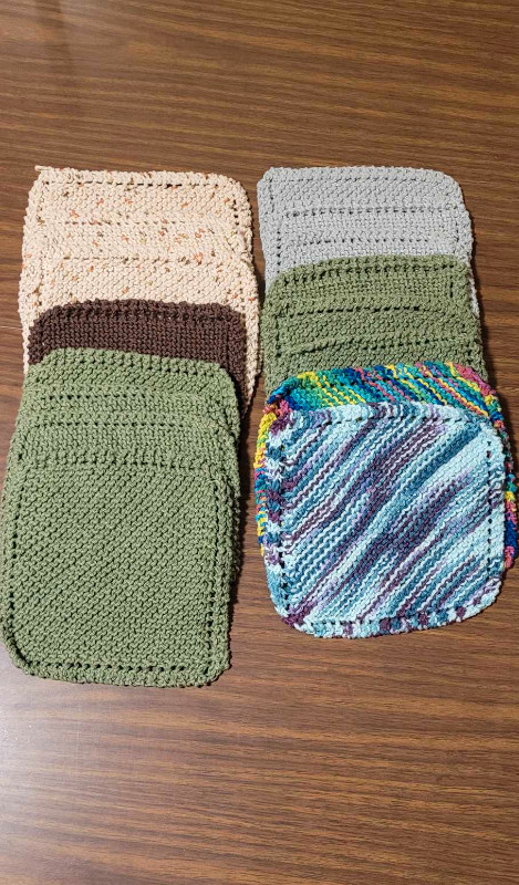 Hand Knit Dishcloths in Kitchen & Dining Wares in St. John's