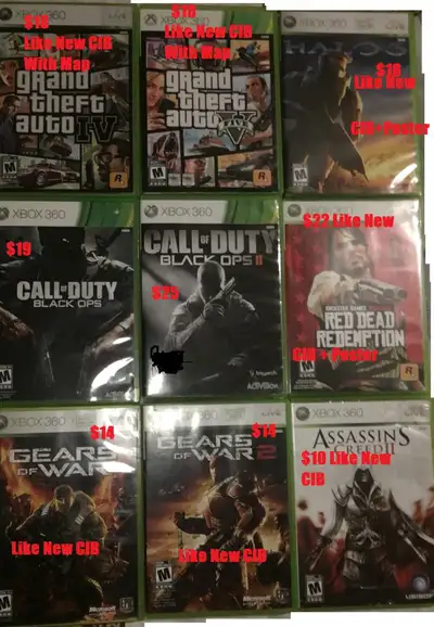 Popular Mature Xbox 360 Games Best Sellers Top Games! Available Near Stade Olympique (514) 255-4384...