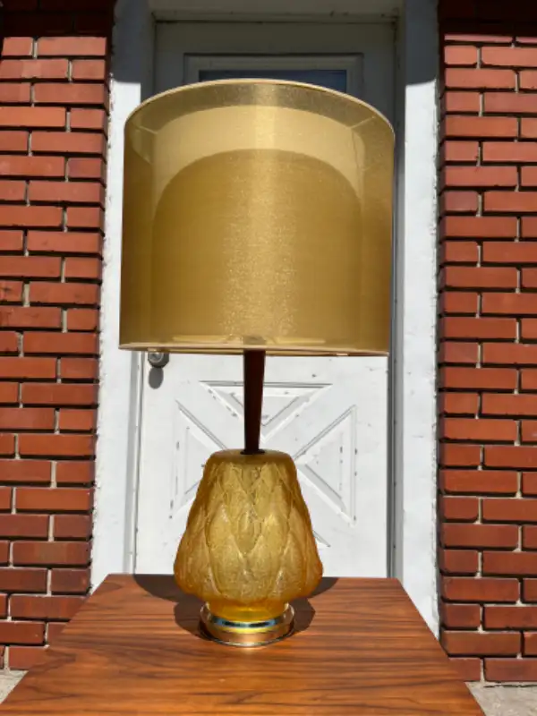 Mid century table lamp Lamper retro vintage in Indoor Lighting & Fans in West Island - Image 2