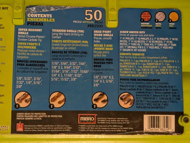 New Bit Bull 50-Piece Bit Set64840222636931122