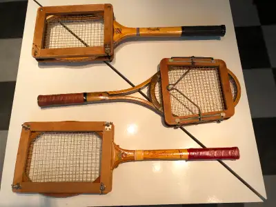 Raquettes de tennis vintage