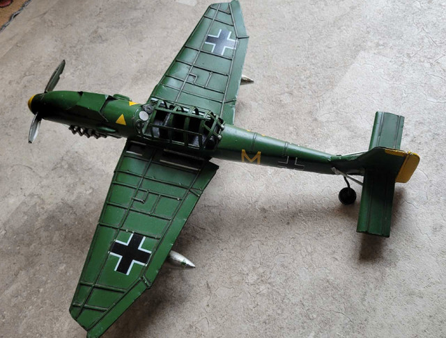 German Stuka WWII Dive Bomber Metal Model in Arts & Collectibles in Belleville