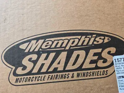 Brand new, never used 6" Memphis Windshield for faring. I bought two sizes and used only one. It is...
