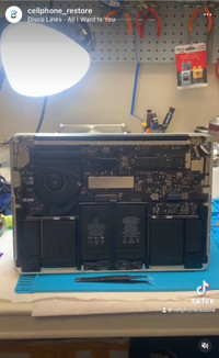 Macbook Water Damaged and Dead Motherboard Repair
