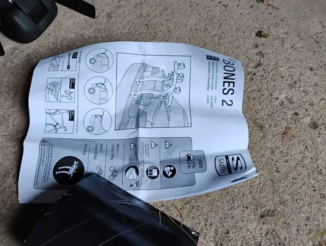 Saris Bones Black 2 Bike Trunk Bike Rack in Road in Cambridge - Image 7