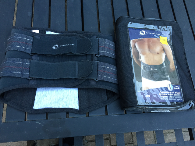 Castor Lumbar Sacral Back brace NEW in box by M Brace Sz. S. $50 in Health & Special Needs in City of Toronto - Image 8