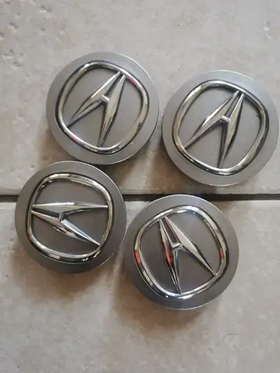 Acura OEM Charcoal Gray caps from Acura TL 2014 rims part # 44732-SZN-A00