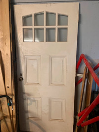 Solid wood antique exterior door
