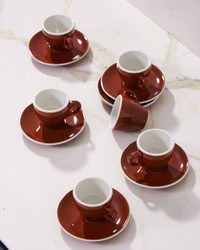 ACF Milano vintage espresso cups made in Italy. Stock