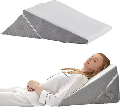 Bedluxe Adjustable Wedge Pillow Set Orthopedic Memory Foam 7-in1, View more
