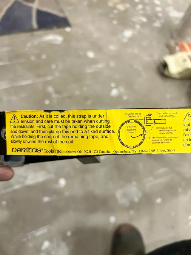 Veritas 10ft Strap Clamp – Chairmaking / Wood Bending in Hobbies & Crafts in Edmonton - Image 5