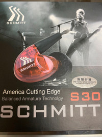 S30/S20/S10 Schmitt Professional in Ear Earphones