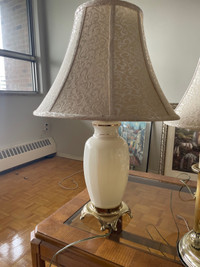 Lamp elegant with bulbs and cover