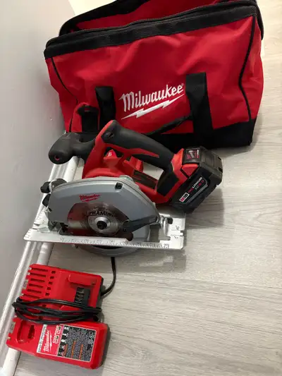 Milwaukee m18 circular saw and accessories , View more