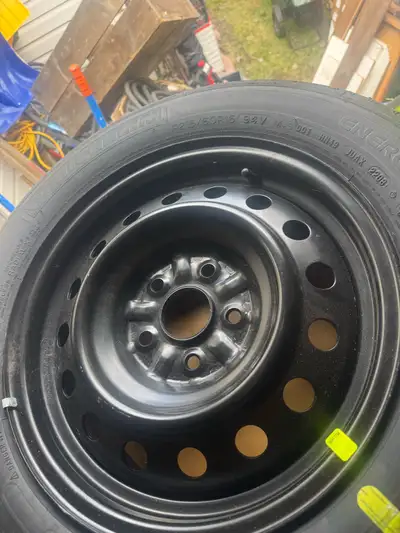 2009 Toyota Camry new spare tire with rim for sale. $100. Pick up in barhaven.